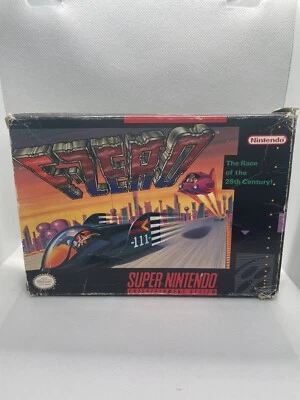 F Zero (SNES, 1991) With Box And Manual - Image 1 of 4