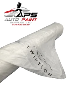 MASKING FILM 5M X 120M CLEAR POLYTHENE SHEETING CAR PLASTIC COVER ANTI STATIC - Picture 1 of 3