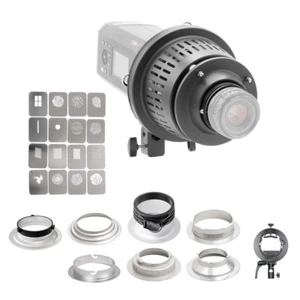 Pixapro EF Proiettore Snoot Spot Ottico | Illuminazione Fotografia Video LED Webcam - Foto 1 di 78