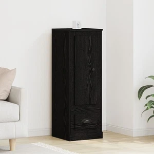 Altillo Negro Roble 36x35,5x103,5 cm Madera Elaborada vidaXL - Imagen 1 de 12