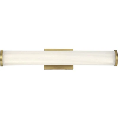 Luz de pared Nuvo Lighting 62/1592 Lena LED 24 pulgadas de latón cepillado Foto 1 de 4