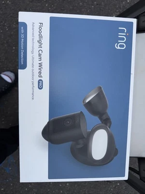 Floodlight Cam Pro-Smart Hardwired Security Camera Video with 2-LED Lights, Dual - Image 1 of 2