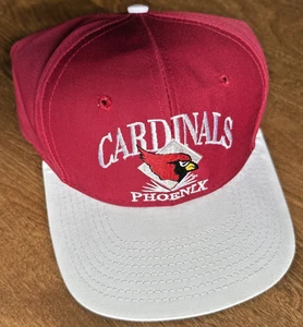 Vintage 90's Phoenix Cardinals NFL AJD Signature Snapback Hat - Bild 1 von 8