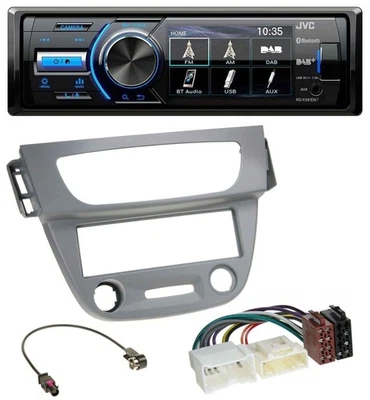 JVC Bluetooth MP3 USB DAB Autoradio für Renault Megane 3 (12-14) - grau - Bild 1 von 4
