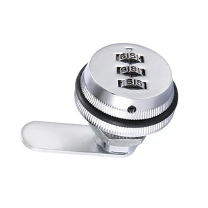 Code Combination Lock Security Cylinder Combination Cam Lock 3-Dial Code Camlock - Picture 1 of 8