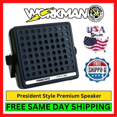 Altavoz externo CB Radio Workman 711 Heavy Duty 4" 10W 8OHM Kit de audio para camiones Foto 1 de 4