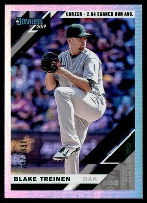 2019 Donruss Season Stat Line Blake Treinen 068/264 #77 - Image 1 of 2