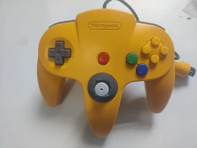 Original Nintendo 64 Yellow Controller OEM N64 Excellent Condition #7 - Image 1 of 4