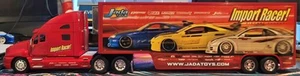 Jada 1:32 Kenworth T2000 Hot Rigz Import Racer Diecast Hauler 1/32 Rare JDM  - Picture 1 of 22