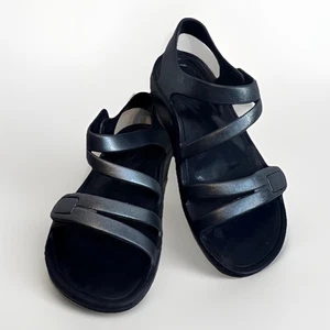 Sandali sportivi Aetrex Jillian donna 8 blu navy cinturino caviglia supporto arco plantare comodi - Foto 1 di 9