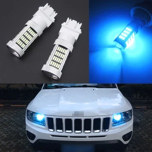 2pcs Ice Blue 92-SMD LED for 2011-2013 Jeep Grand Cherokee Daytime Running Light - Picture 1 of 12