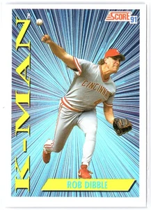 Rob Dibble Score sports #407 Baseball Cincinnati Reds - Picture 1 of 2