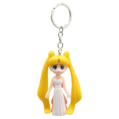 PRINCESS SERENITY Sailor Moon 3 in. Keychain Action Figure (Usagi Tsukino Anime) - Image 1 of 3
