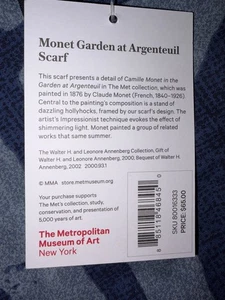 monet garden at argenteuil Schal - Bild 1 von 5