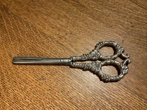 Vintage ERNST SCHMIDT Made In Germany Scissors 7” Sterling Silver Scissors - Picture 1 of 7