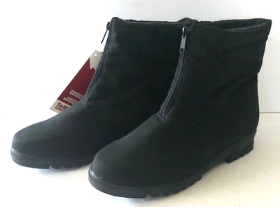 Nuevo CALENTADORES DE DEDOS DE LOS PIES About Town bota con cremallera delantera media HECHO EN CANADÁ 12M Foto 1 de 4