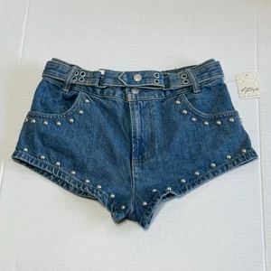 Free People We The Free The Cool Kinder Denim Micro Shorts Größe 25 Neu mit Etikett - Bild 1 von 12