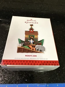 2013 Hallmark Arche Noah Elefant Giraffe Zebra Tiger Bär Ornament - Bild 1 von 20