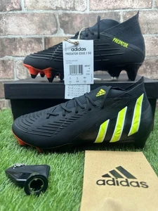 Adidas Predator Edge .1 Elite Fußballschuhe SG Uk 4 Neu Originalverpackt Selten Schwarz - Bild 1 von 13