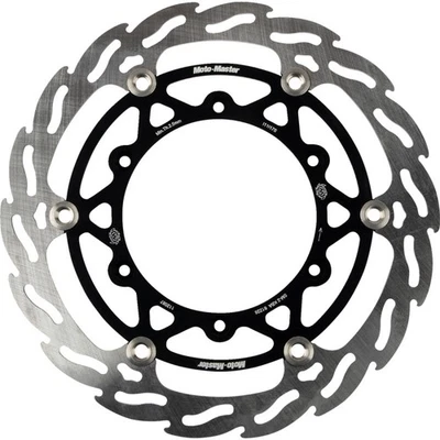 Disco de freno flotante Moto-Master - llama negra - 112087-PU Foto 1 de 2