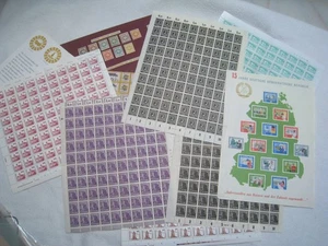 Briefmarken Lot / DDR / Zonen / Welt / Europa / Bögen SBZ 1946 - ?? - Bild 1 von 14