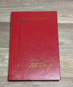 Salem’s Lot - Stephen King Library - Red (Faux) Leather-Bound Hardcover - 1975 - Imagen 1 de 6