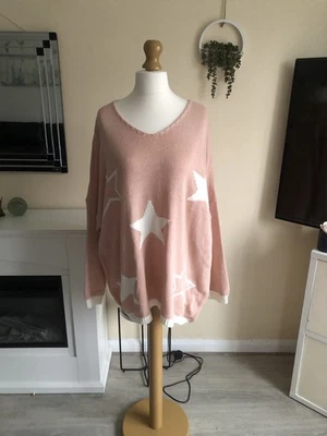 made in italy Size 20-22 Star Design Jumper BNWT - Image 1 of 4