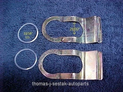 3 nuevos retenedores y juntas de cerradura de puerta y maletero AMC Rambler 52-59 y 64 65 American Foto 1 de 2