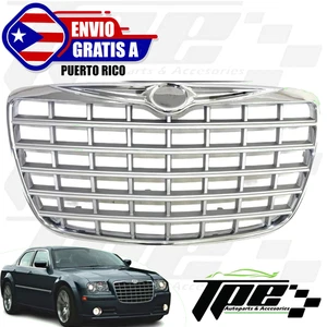 For 2005 2010 Chrysler 300 Front Grille Chrome And Silver OE Replacement - Picture 1 of 8