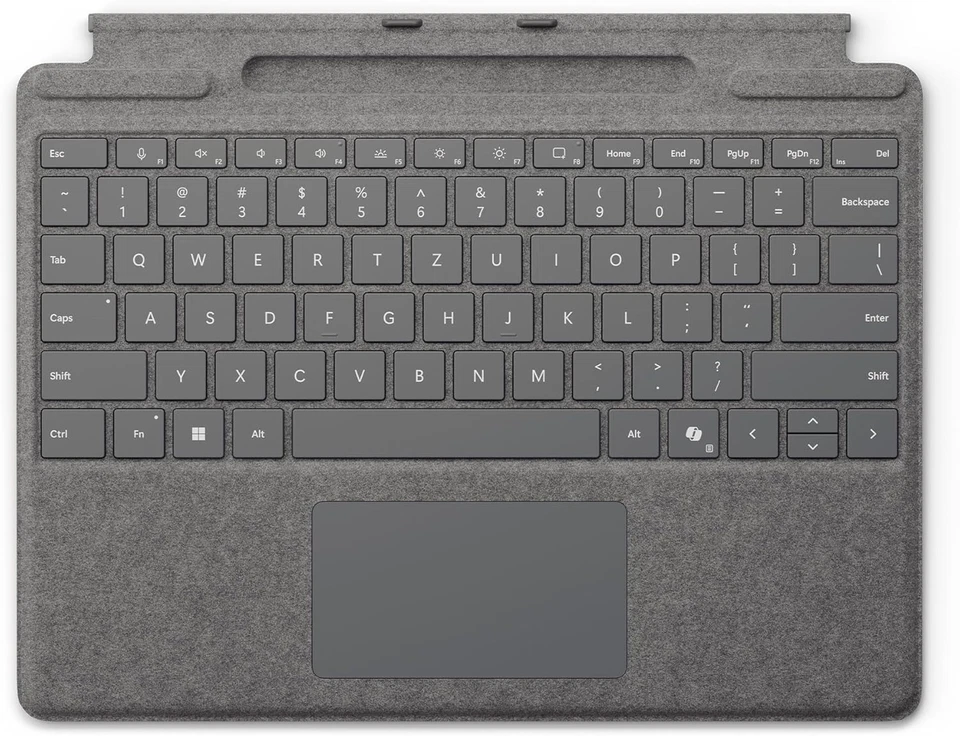 Microsoft Surface Pro Keyboard - Platinum - kompatibel Surface pro 9 - Bild 1 von 1