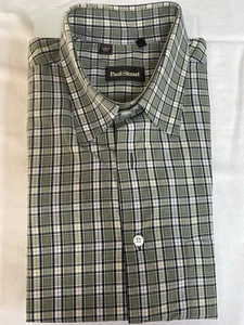Paul Stuart Cotton Sport Shirt Sz Large EXCELLENT condition - Picture 1 of 7