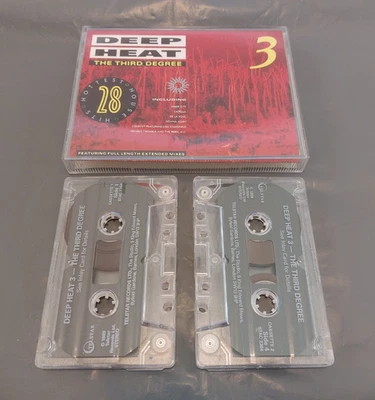 Deep Heat 3 - The Third Degree 2 X CASSETTE ALBUM 1989 VARIOUS ARTISTS - Image 1 of 2