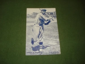 1928 BASEBALL EXHIBIT CARD EDWARD W. BROWN, ORIGINAL, BOSTON BRAVES - Picture 1 of 4