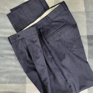 Brooks Brothers Regent Fit dunkelgraue Herrenhose Trousers 100% Wolle 38 x 32 - Bild 1 von 14