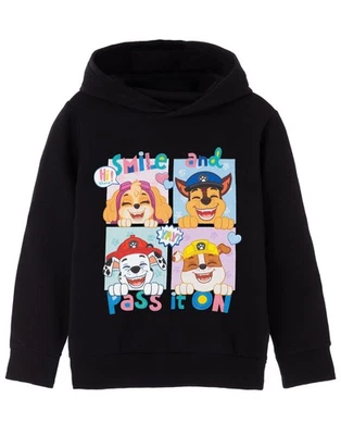 Paw Patrol Black Smile And Pass It On Hoodie Girls - Image 1 of 4