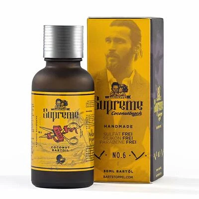 BARTSTOPPEL Bartöl Cocos Kokos Tropic Beard Oil Bartpflege Geschenk Made in Germany Austria