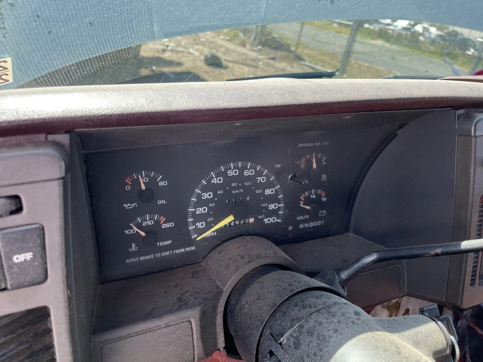 Chevrolet Astro Safari 1995 furgoneta instrumento velocímetro cuadro OEM 16152442 Foto 1 de 1