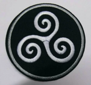 Aufnäher Triskele Patch Triskell Tribal Kelten Celtic Gothic Mystic - Bild 1 von 1