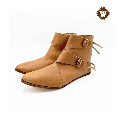 Botas de recreación vikingas artesanales - estilo Jorvik o York - dos palancas - SCA Foto 1 de 4