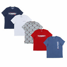 Tommy Hilfiger Masculino Pajama Sono Camisa logotipo gráfico sleepwear Pijama Camisa de dormir Nova