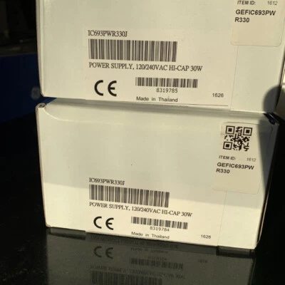 New Sealed GE Fanuc IC693PWR330J 120/240 VAC, 30W, RS-485, Power Supply Module - Image 1 of 2