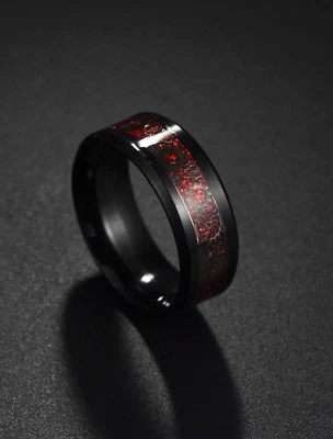 Anillos de Titanium Sortijas Para Hombre Joyeria Fina Anel Aros Acero Inoxidable - Image 1 of 4