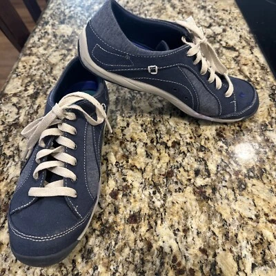 Zapatos cómodos de lona azul DR. SCHOLL’S Nina, zapatillas informales para mujer talla 8,0 Foto 1 de 4