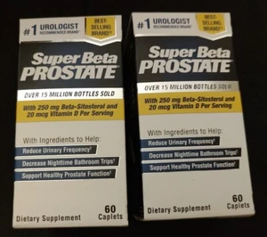 2 Set Vitality Super Beta Prostate Prostate Supplement 60 Caplets Each Exp 10/27 - Picture 1 of 1