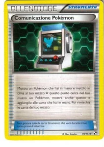 CARTA POKEMON - ALLENATORE - STRUMENTO - COMUNICAZIONE POKEMON - 99/114 - SEMIRA - Foto 1 di 1