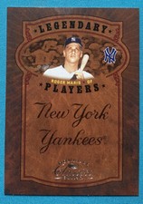 2005 Donruss Classics Legendary Players Serial# 052/800 Roger Maris #LP-39