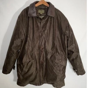 Rainforest Goose Daunenjacke - Herren Größe L - herausnehmbares Innenfutter & Lederkragen - Bild 1 von 16