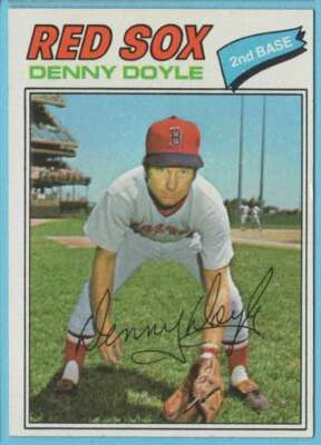 1977 Topps Denny Doyle #336 Boston Red Sox - Image 1 of 2