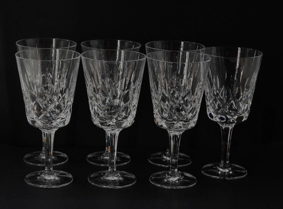 7 кубков воды Gorham Crystal King Edward, 7 1/8 дюйма - Изображение 1 из 4