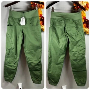 Pantalón prAna Kanab Ripstop para mujer extra pequeño en lona de algodón orgánico verde hiedra - Imagen 1 de 10
